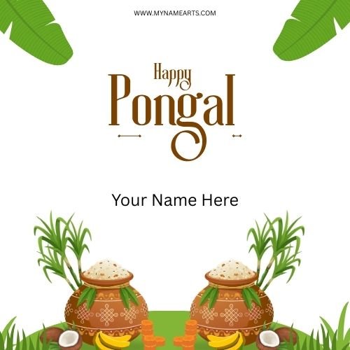 Happy Pongal Wish Card Online – Create Festive Greetings