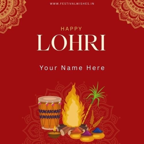 Happy Lohri Card Online – Create Personalized Festive Card