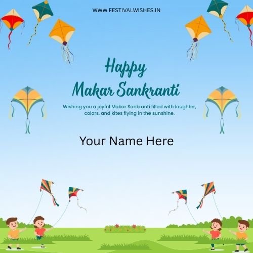 Makar Sankranti Card Free – Create Festive Greetings