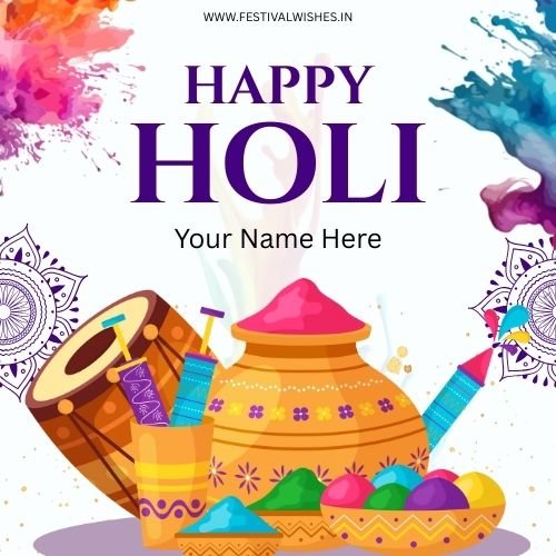 Happy Holi Card Wishes 2026 – Colorful Greetings