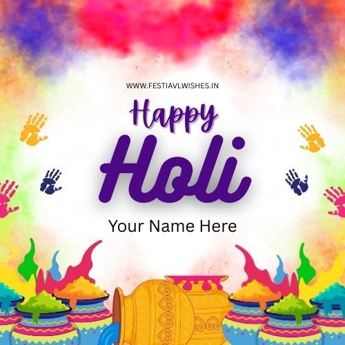 Special Happy Holi Wishes for Personalized Cards